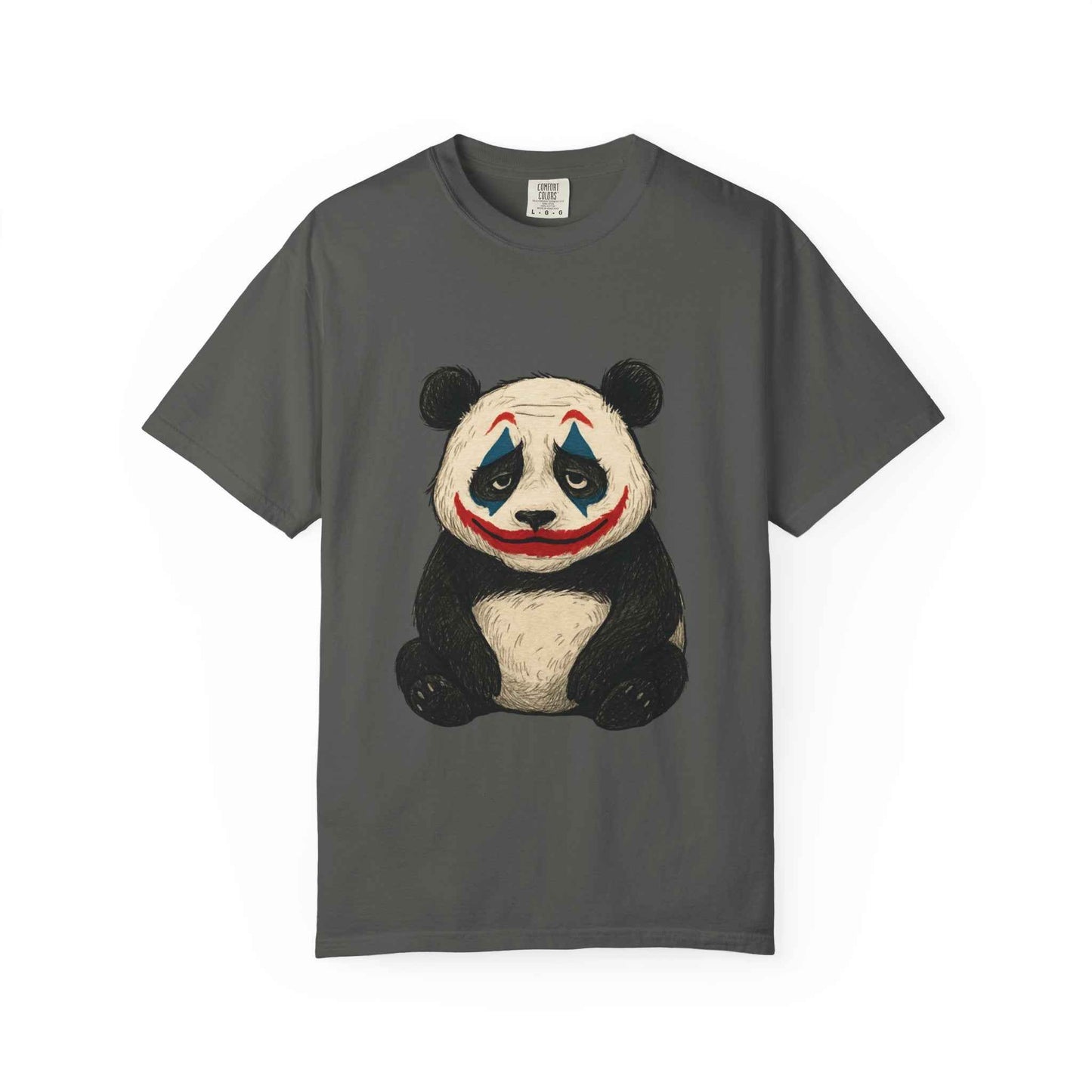 Panda Graphic T-Shirt | Hilarious Panda Joker Tee, Fun Unisex Casual Wear, Unique Gift for Animal Lovers, Halloween Costume Idea - StylePicksBySei