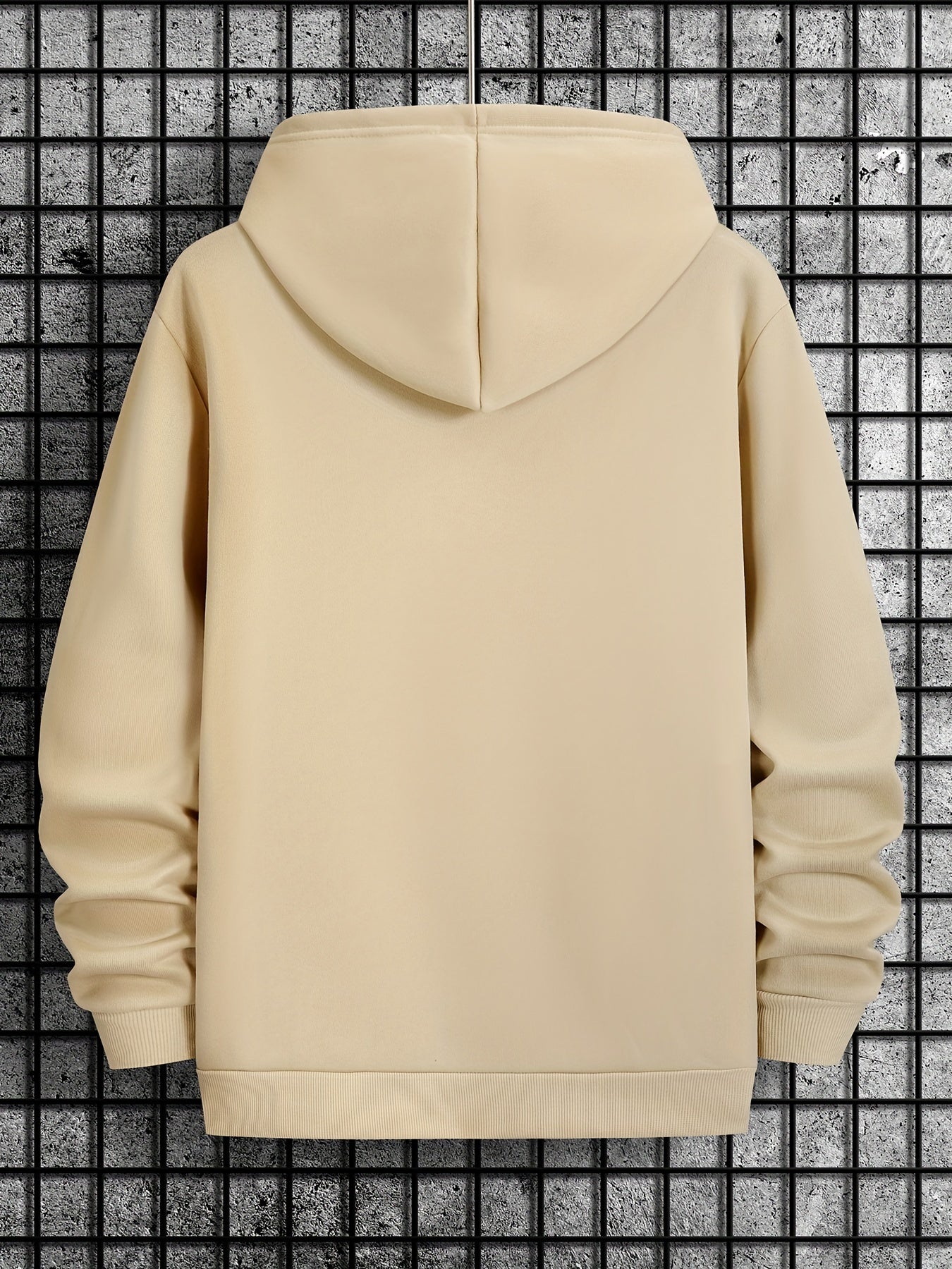 Men's Ace Playing Card Graphic Hoodie - Casual Pullover with Kangaroo Pocket