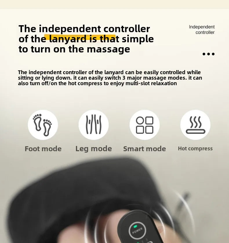 Professional Shiatsu Foot Massager with Heat Therapy & Air Compression - StylePicksBySei