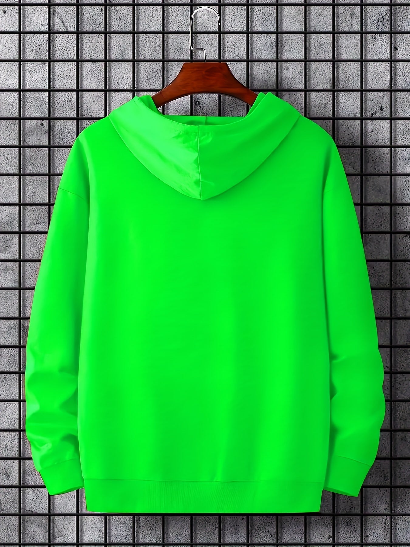 Men's Ace Playing Card Graphic Hoodie - Casual Pullover with Kangaroo Pocket