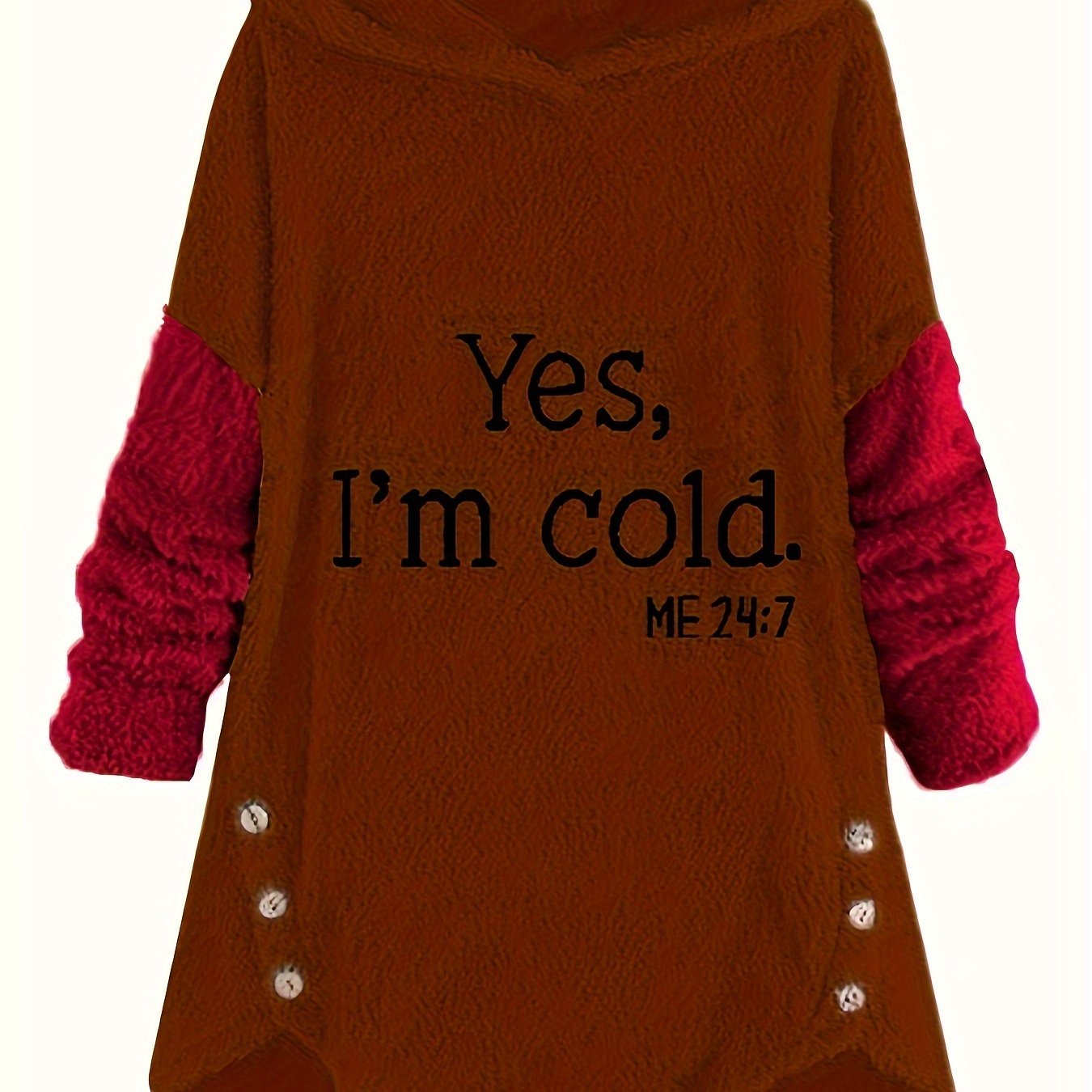Women's Letter Print Hoodie - Casual Long Sleeve Color Block Pullover with Hood