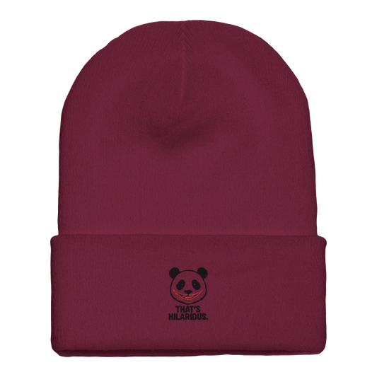 Embroidered Cuffed Beanie - That’s Hilarious | Yupoong 1501KC - StylePicksBySei