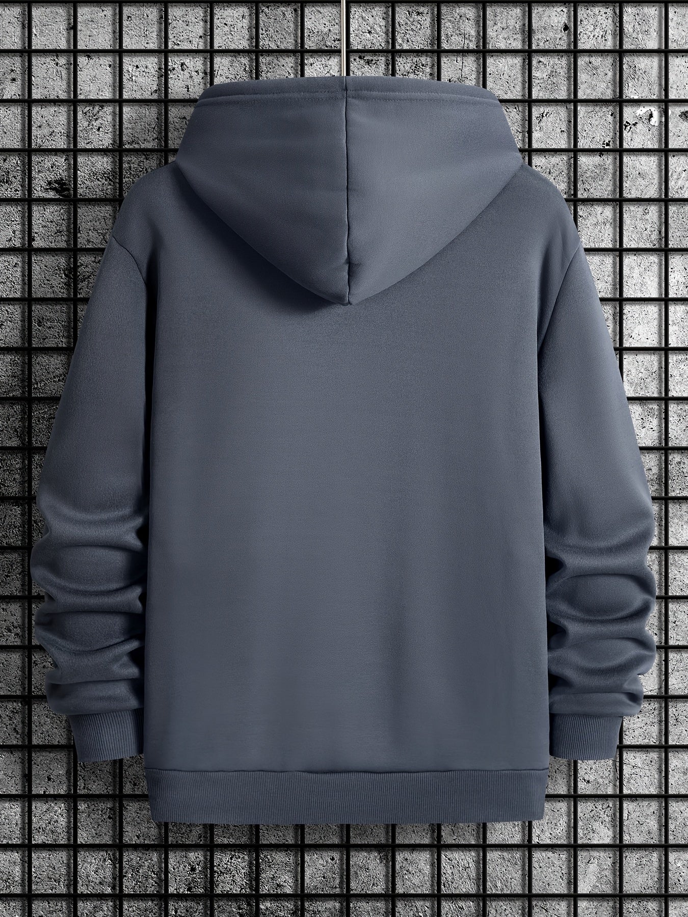 Men's Ace Playing Card Graphic Hoodie - Casual Pullover with Kangaroo Pocket