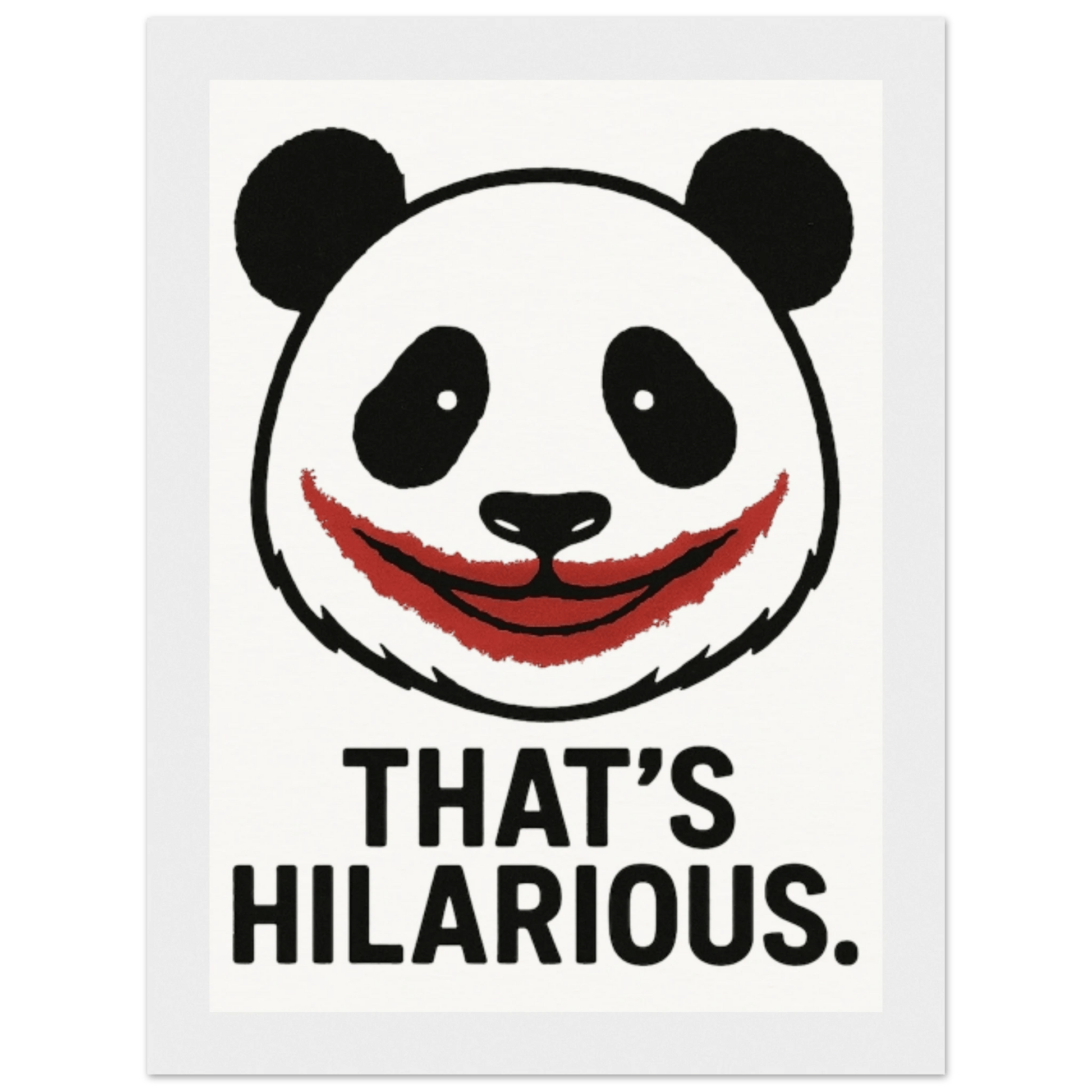 Wall Art Poster - That’s Hilarious Matte Wooden Frame Mini Poster 13x18 cm - Museum Quality - StylePicksBySei
