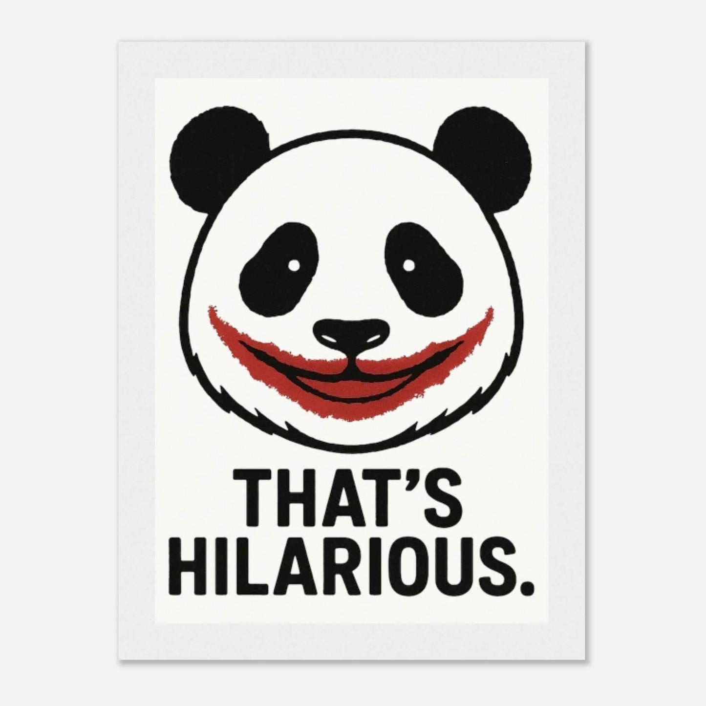 Wall Art Poster - That’s Hilarious Matte Wooden Frame Mini Poster 13x18 cm - Museum Quality - StylePicksBySei
