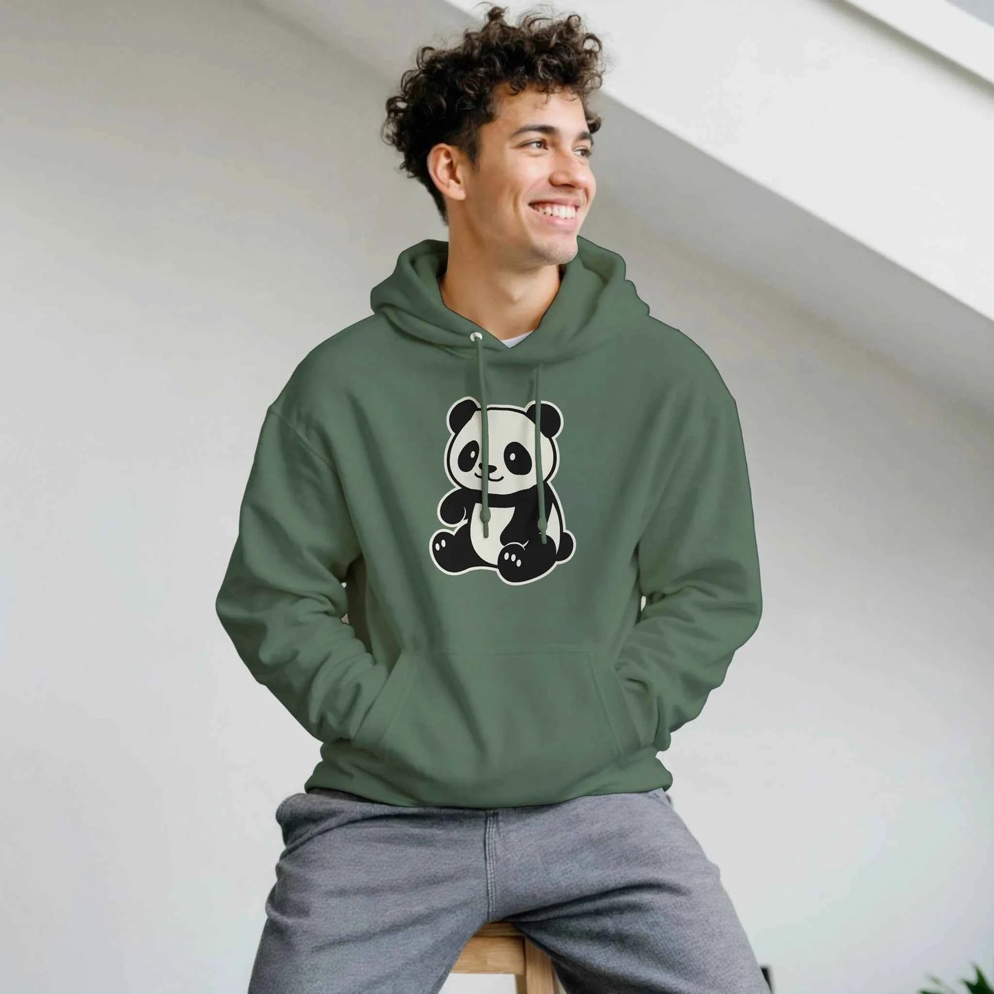 Panda Unisex Hoodie | Hilarious Wild Fun Design for Urban Streetwear - StylePicksBySei