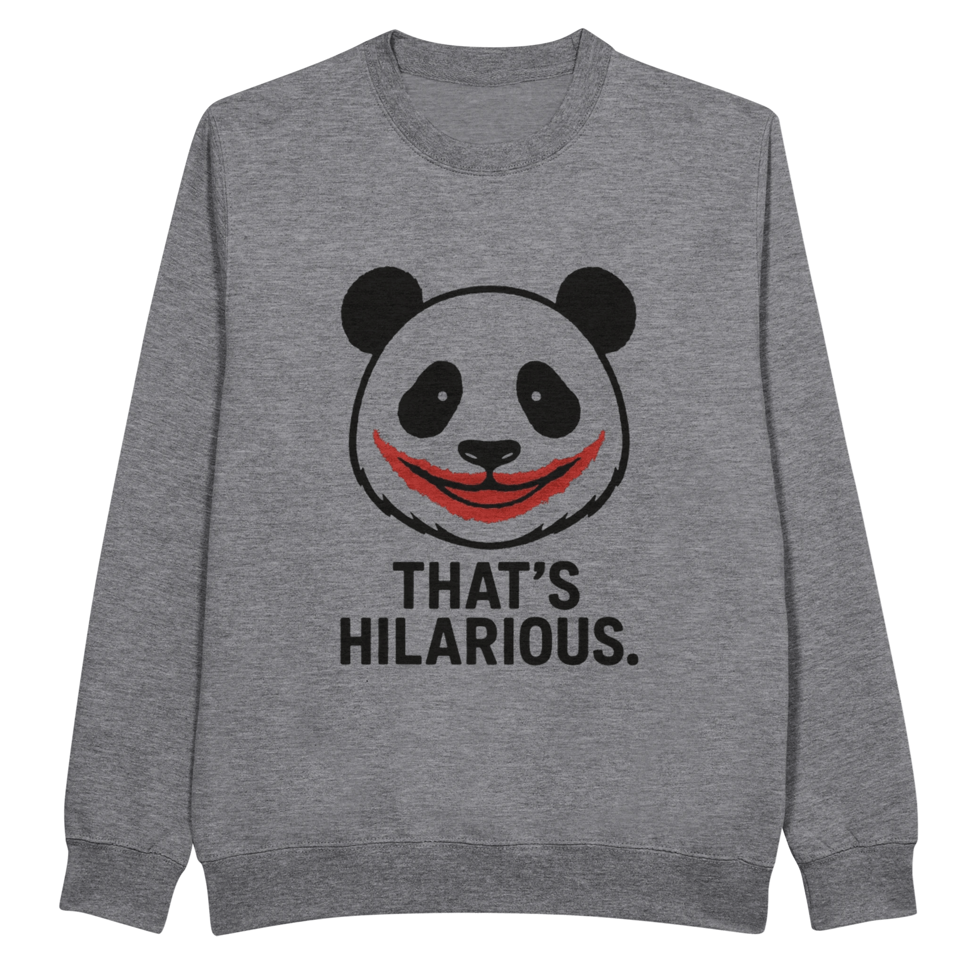 Panda Unisex Hoodie - Hilarious Panda Crewneck Sweatshirt for Premium Streetwear - StylePicksBySei
