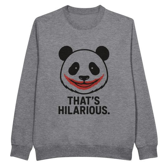 Panda Unisex Hoodie - Hilarious Panda Crewneck Sweatshirt for Premium Streetwear - StylePicksBySei