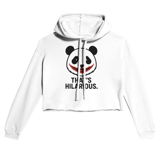 Hilarious Panda Hoodie | Women’s Cropped Streetwear 7502 - StylePicksBySei