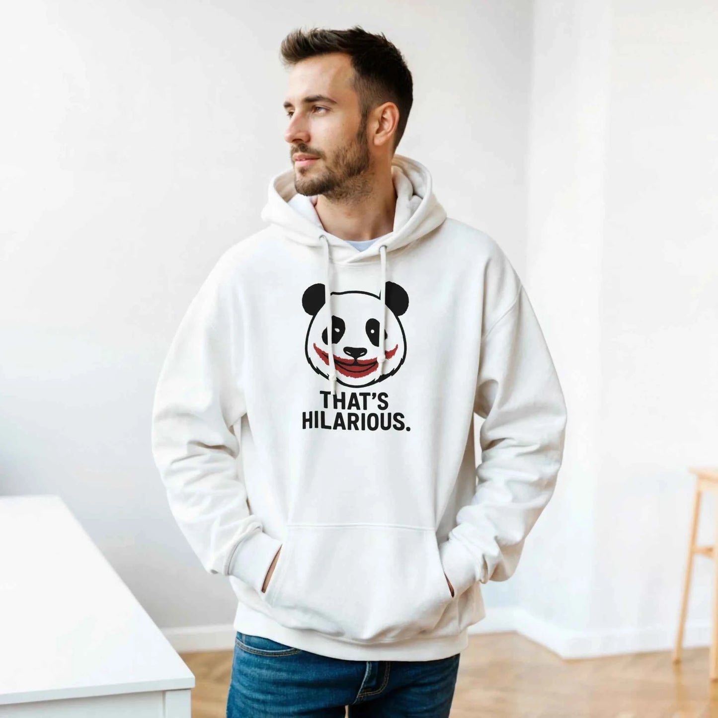 Panda Hoodie | That's Hilarious Unisex Streetwear Gildan® 18500 - StylePicksBySei