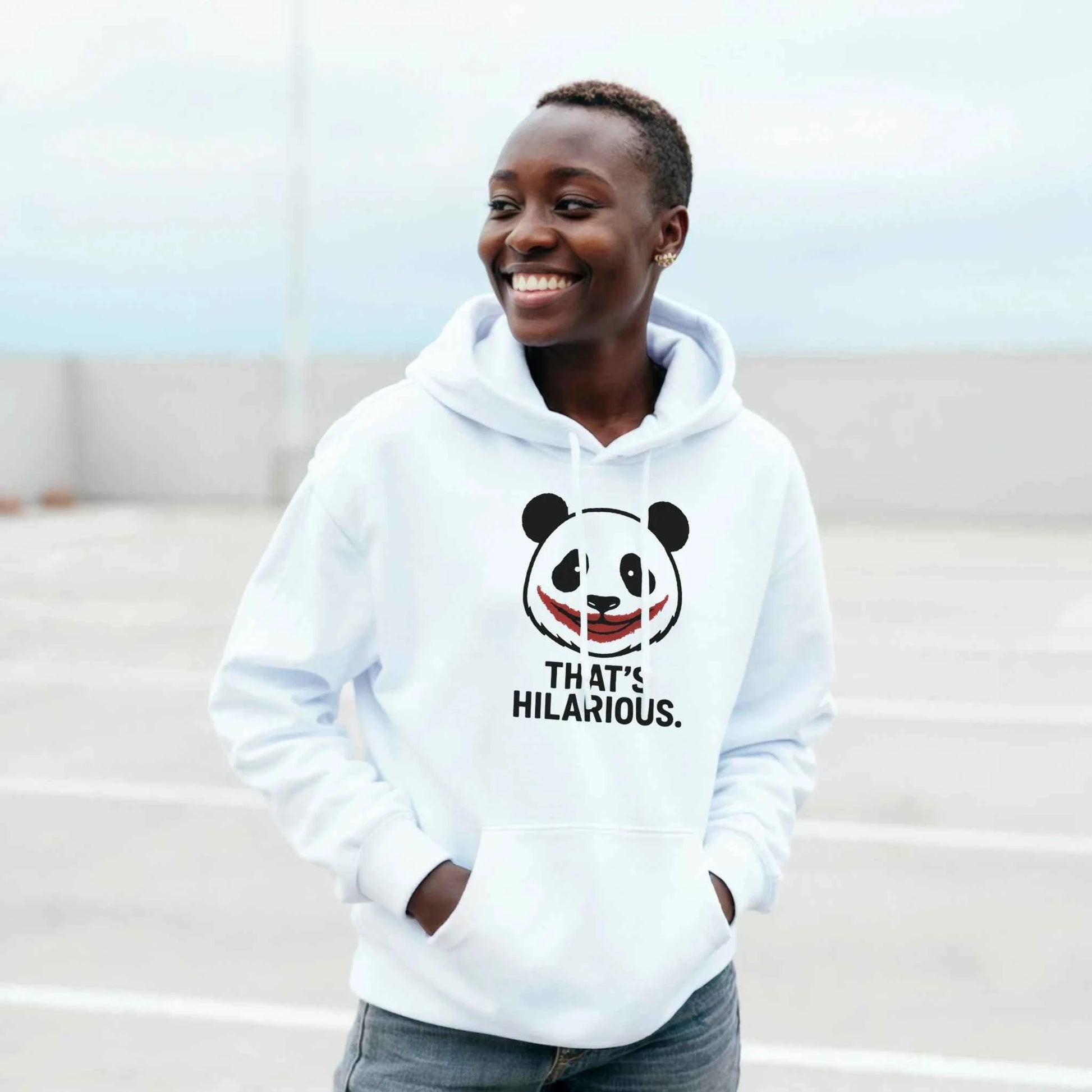Panda Hoodie | That's Hilarious Unisex Streetwear Gildan® 18500 - StylePicksBySei