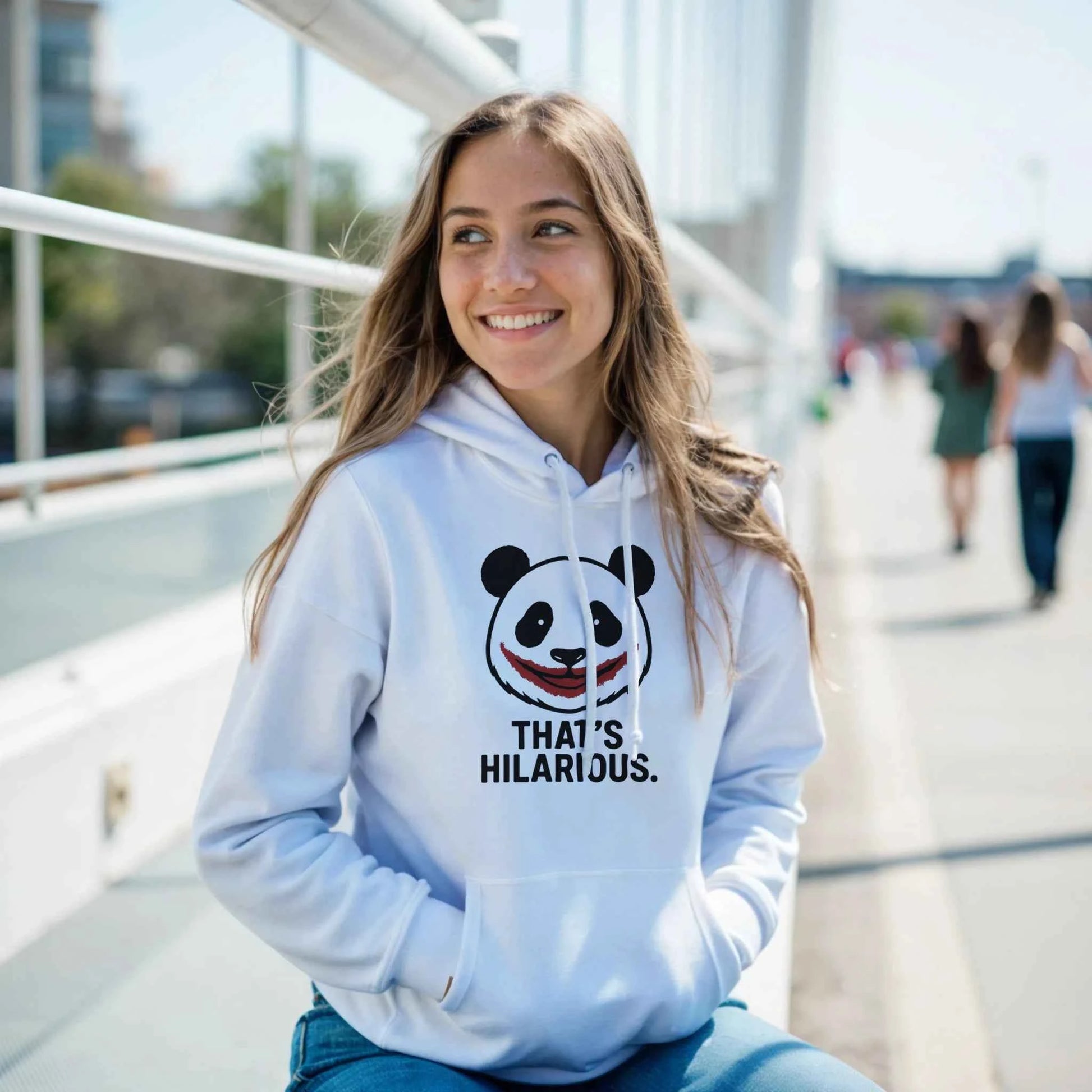Panda Hoodie | That's Hilarious Unisex Streetwear Gildan® 18500 - StylePicksBySei