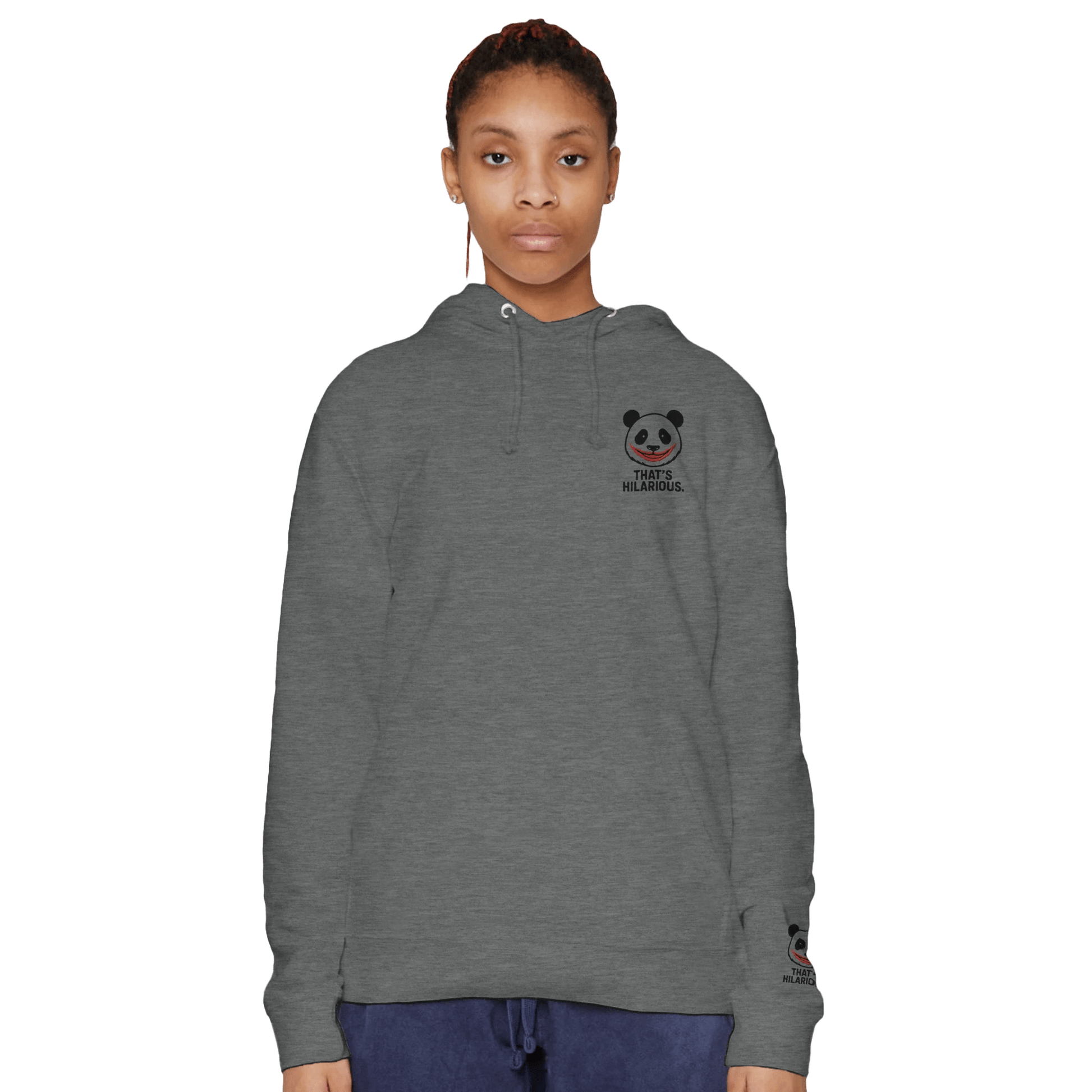 Panda Hoodie | Hilarious Panda Unisex Pullover LS13001 | Premium Quality - StylePicksBySei