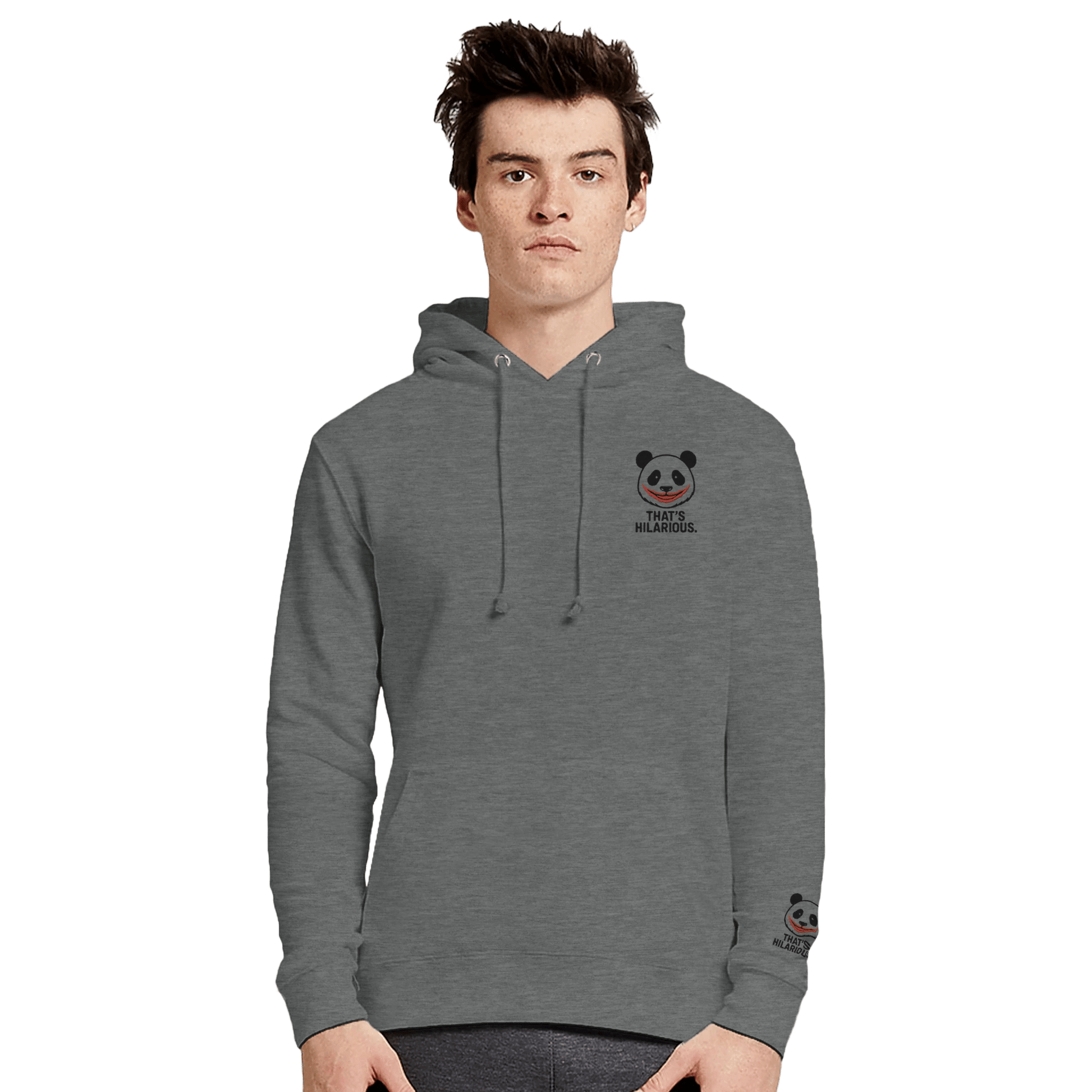 Panda Hoodie | Hilarious Panda Unisex Pullover LS13001 | Premium Quality - StylePicksBySei
