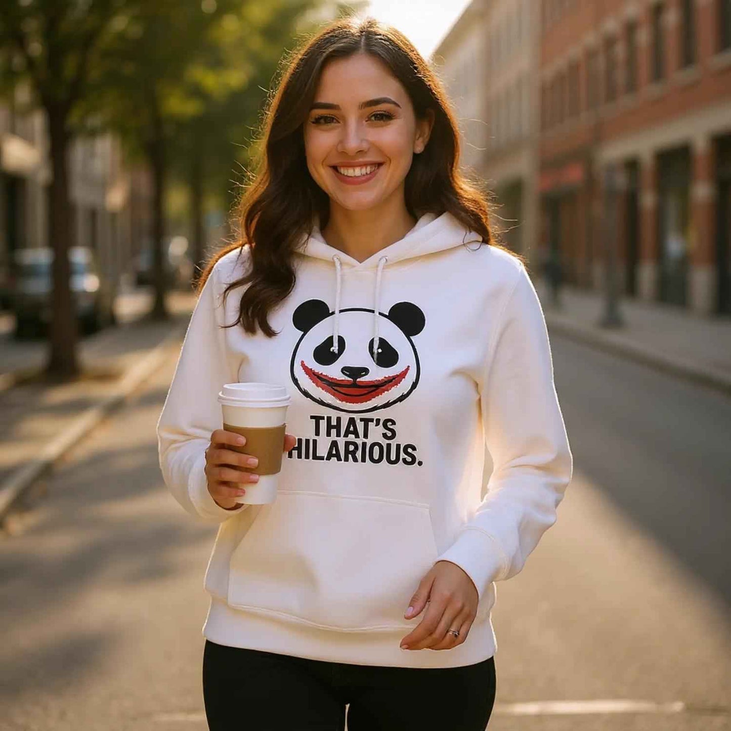 Panda Unisex Hoodie - Hilarious Panda Hoodie for Unisex Streetwear - StylePicksBySei