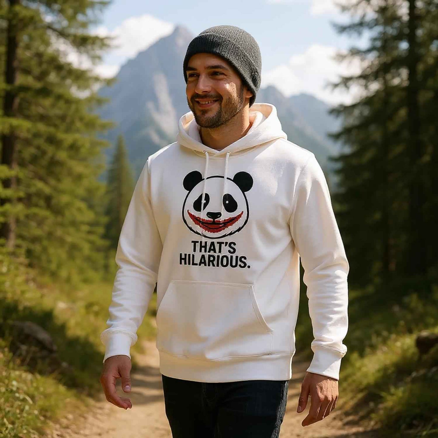 Panda Unisex Hoodie - Hilarious Panda Hoodie for Unisex Streetwear - StylePicksBySei