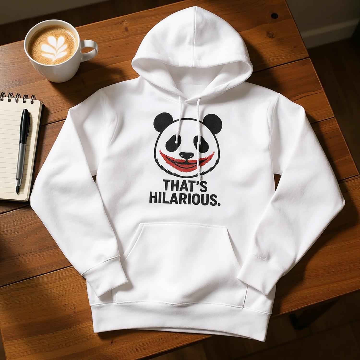 Panda Unisex Hoodie - Hilarious Panda Hoodie for Unisex Streetwear - StylePicksBySei