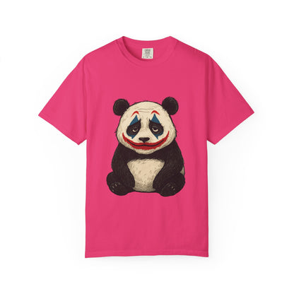 Panda Graphic T-Shirt | Hilarious Panda Joker Tee, Fun Unisex Casual Wear, Unique Gift for Animal Lovers, Halloween Costume Idea