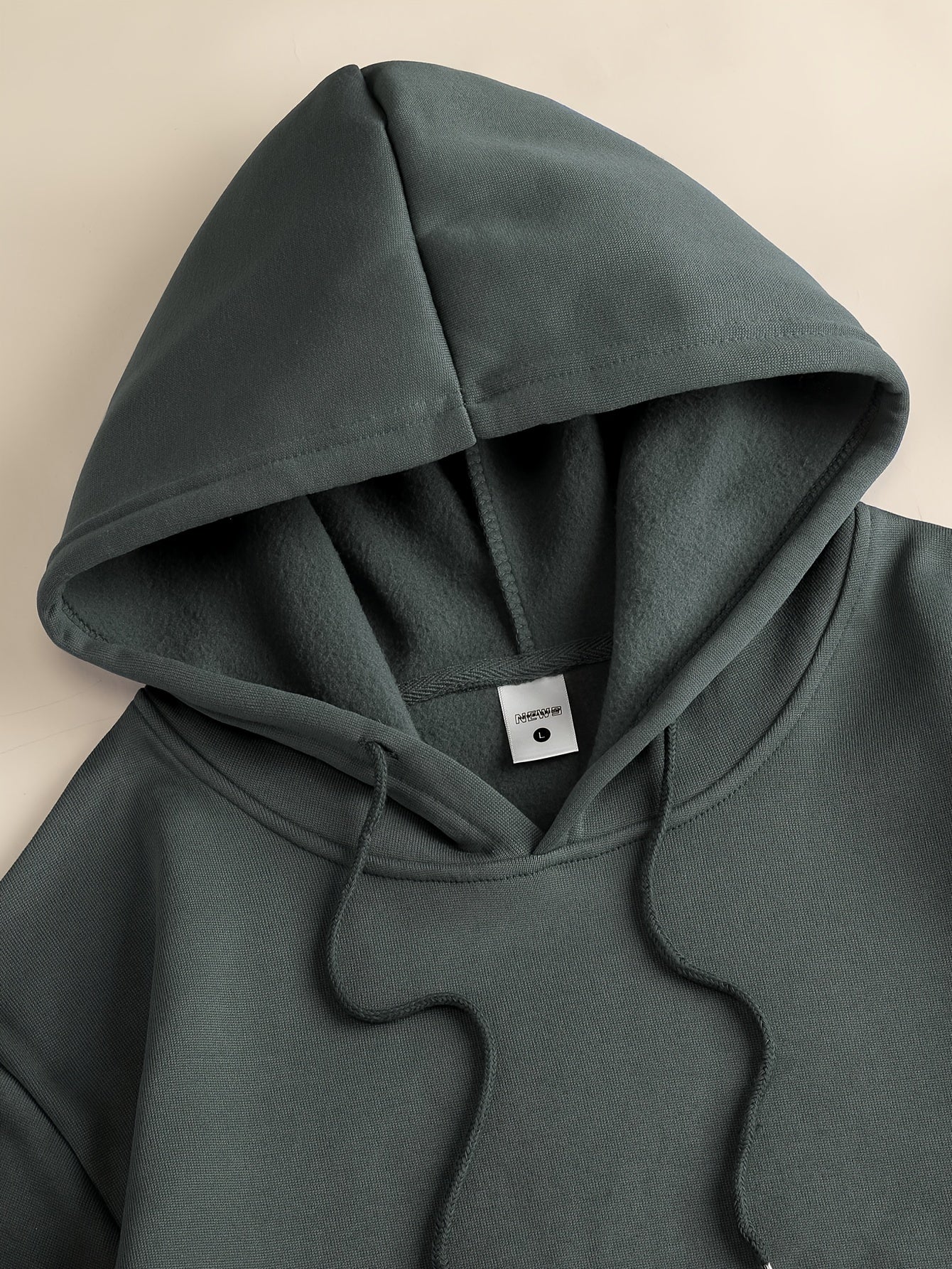 Men's Love and Peace Graphic Hoodie - Casual Pullover with Kangaroo Pocket