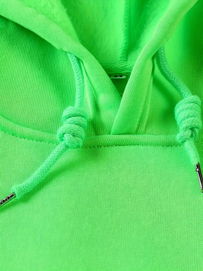 Men's Ace Playing Card Graphic Hoodie - Casual Pullover with Kangaroo Pocket