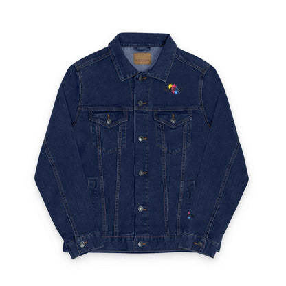Embroidered Denim Jacket - Stay Wild Stay Fun Vintage Style Eco-Friendly Unisex Gift - StylePicksBySei