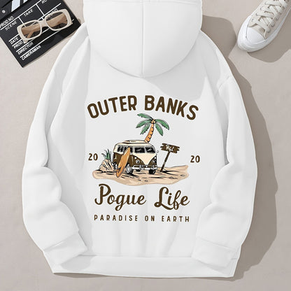 Pogue Life Graphic Hoodie for Women - Cozy Pocket Sweatshirt with Drawstring