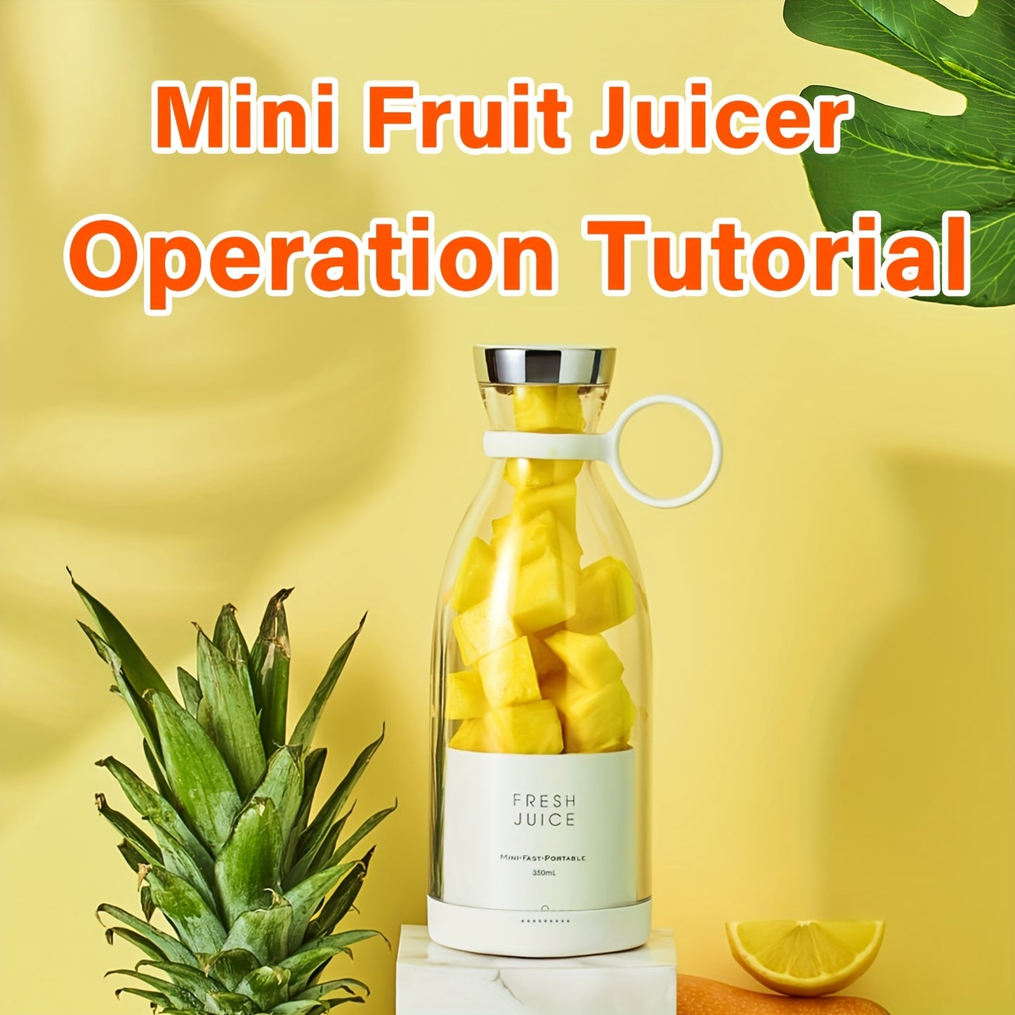 Professional Portable Electric Blender - 11.83oz Wireless Mini Juicer - StylePicksBySei