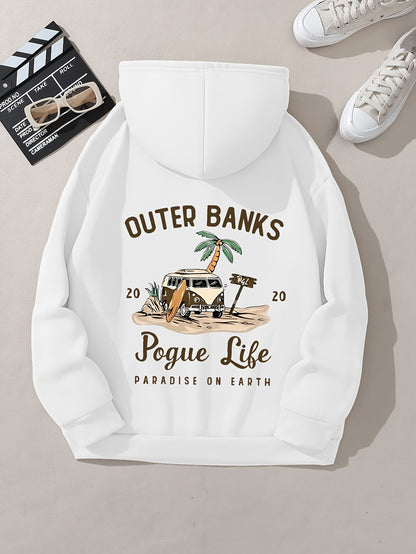 Pogue Life Graphic Hoodie for Women - Cozy Pocket Sweatshirt with Drawstring