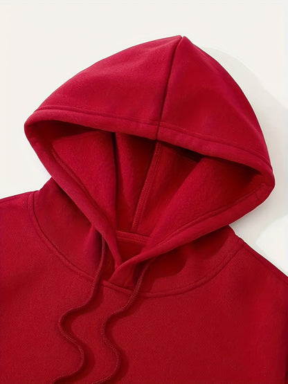 Men's Ace Playing Card Graphic Hoodie - Casual Pullover with Kangaroo Pocket