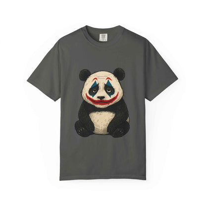 Panda Graphic T-Shirt | Hilarious Panda Joker Tee, Fun Unisex Casual Wear, Unique Gift for Animal Lovers, Halloween Costume Idea - StylePicksBySei