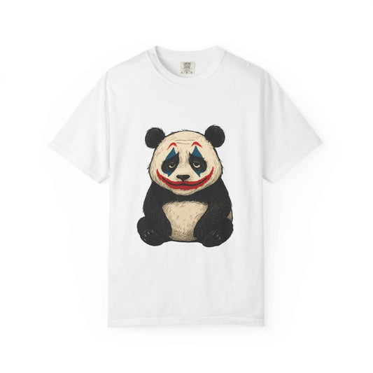 Panda Graphic T-Shirt | Hilarious Panda Joker Tee, Fun Unisex Casual Wear, Unique Gift for Animal Lovers, Halloween Costume Idea - StylePicksBySei