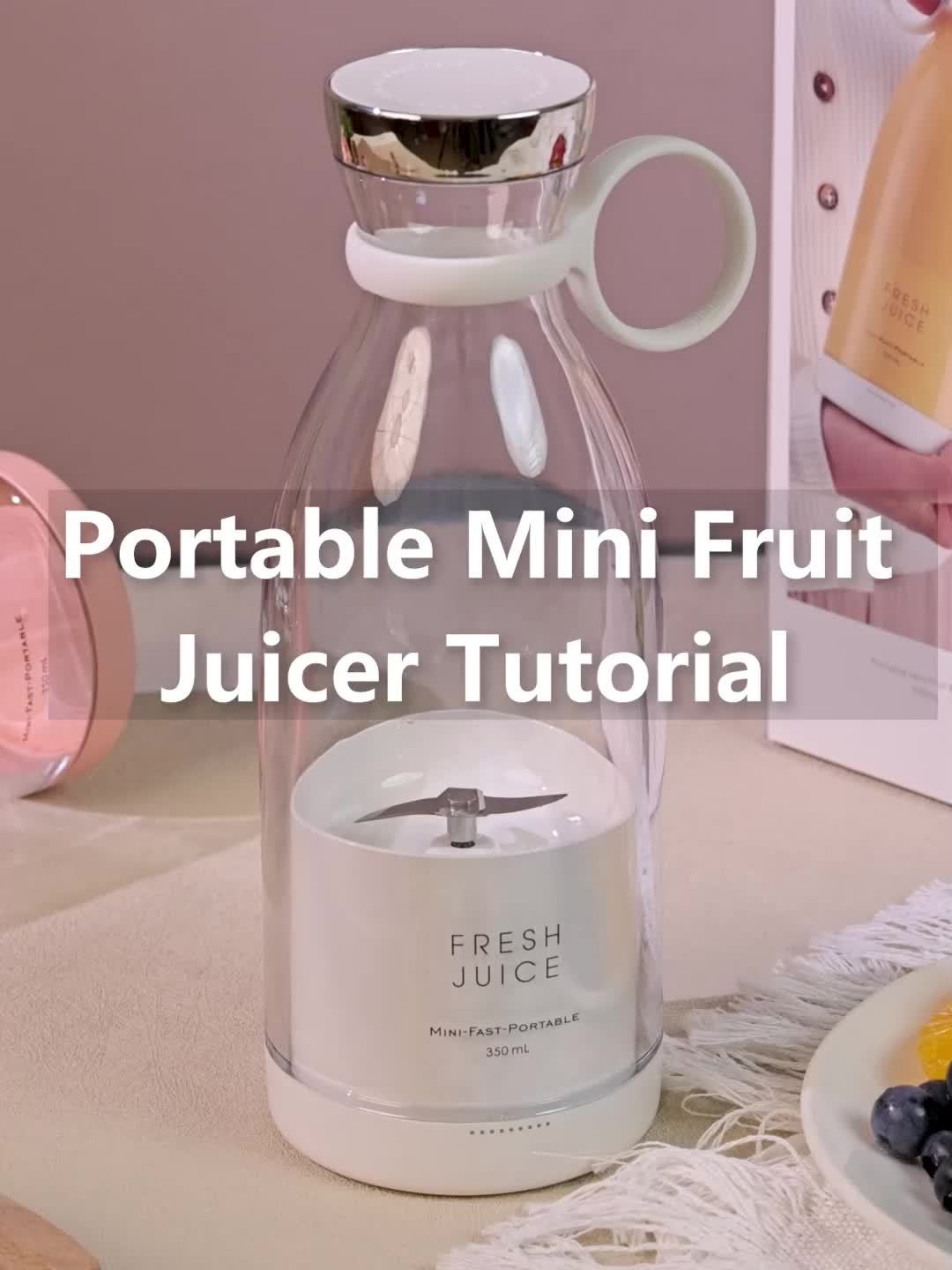 Professional Portable Electric Blender - 11.83oz Wireless Mini Juicer - StylePicksBySei