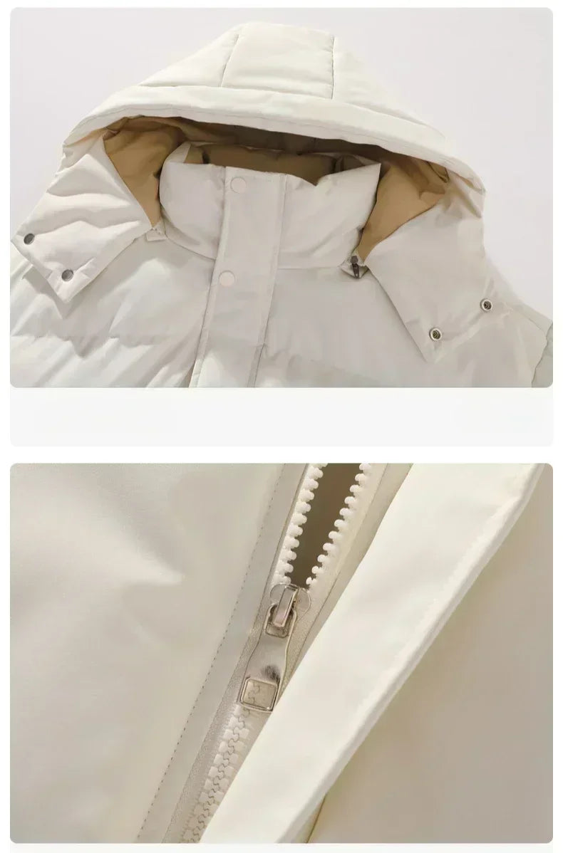 Men's Waterproof Thermal Jacket - Detachable Hood Winter Coat