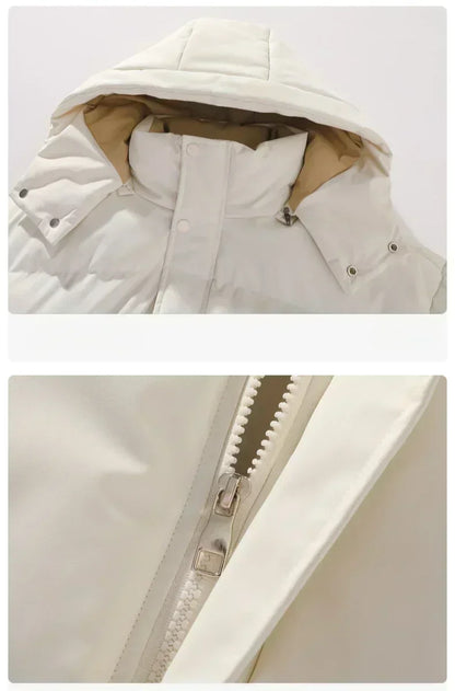 Men's Waterproof Thermal Jacket - Detachable Hood Winter Coat
