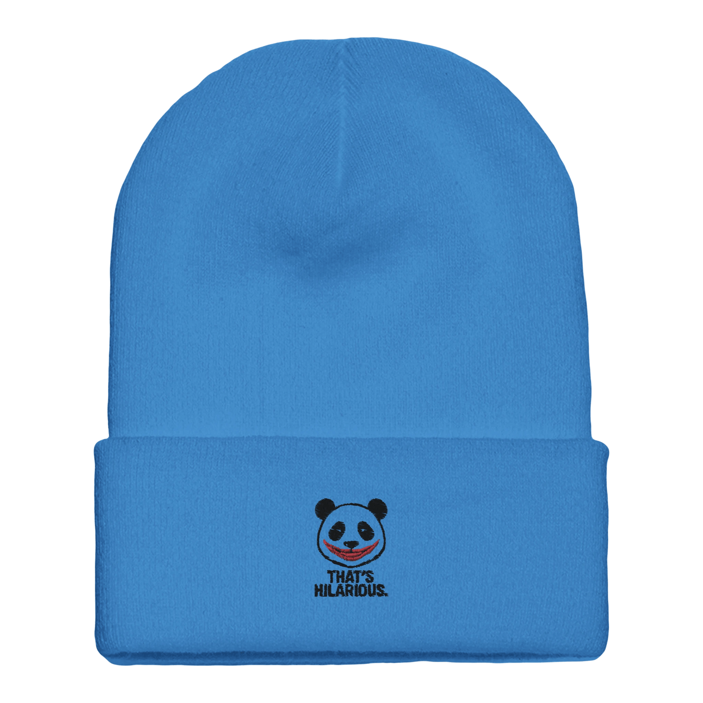 Embroidered Cuffed Beanie - That’s Hilarious | Yupoong 1501KC - StylePicksBySei
