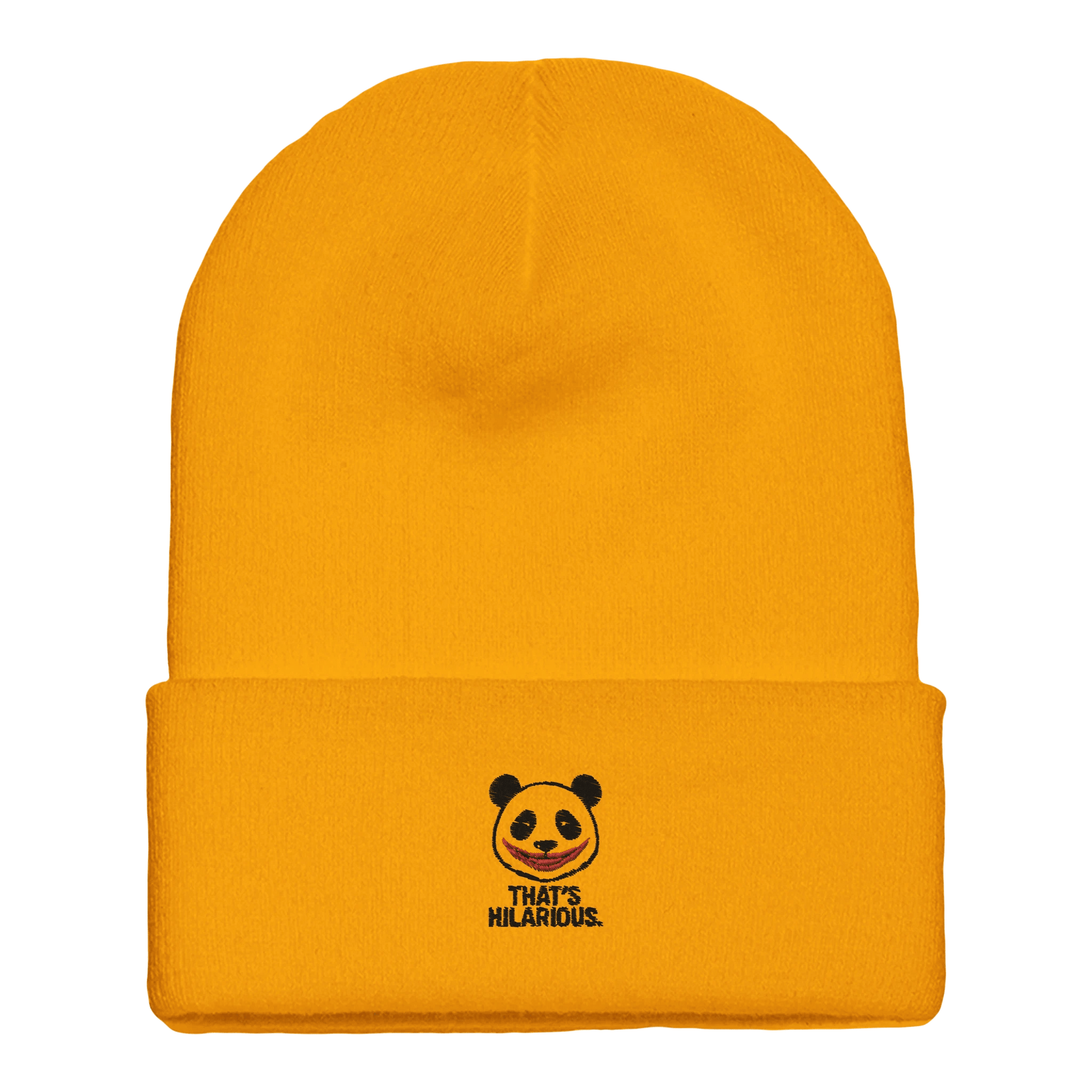 Embroidered Cuffed Beanie - That’s Hilarious | Yupoong 1501KC - StylePicksBySei