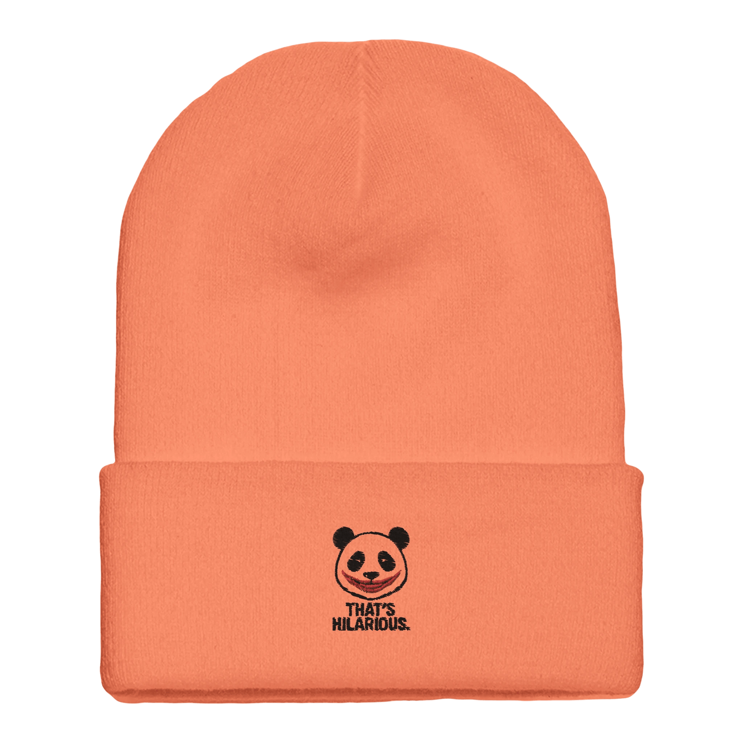 Embroidered Cuffed Beanie - That’s Hilarious | Yupoong 1501KC - StylePicksBySei