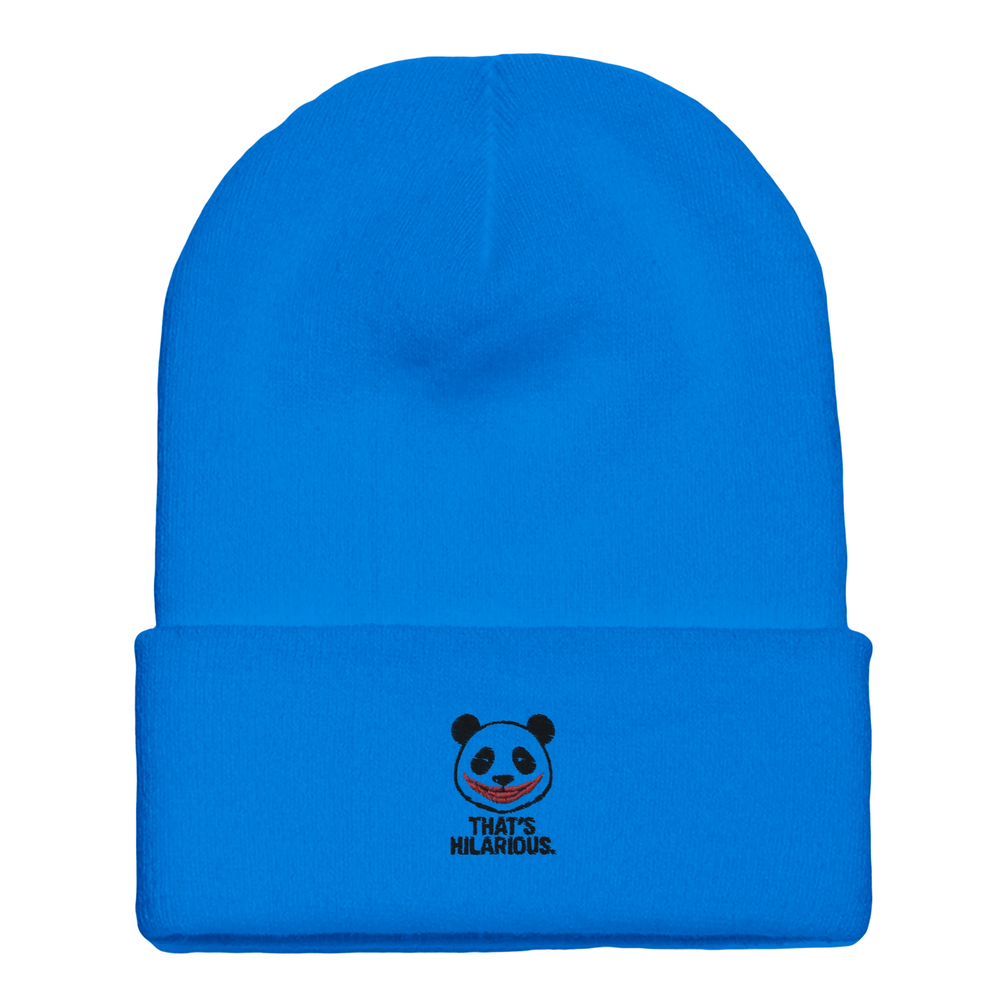 Embroidered Cuffed Beanie - That’s Hilarious | Yupoong 1501KC - StylePicksBySei