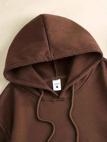 Men's Love and Peace Graphic Hoodie - Casual Pullover with Kangaroo Pocket