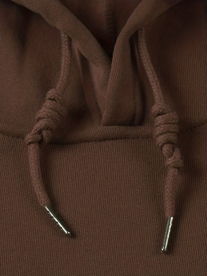 Men's Ace Playing Card Graphic Hoodie - Casual Pullover with Kangaroo Pocket