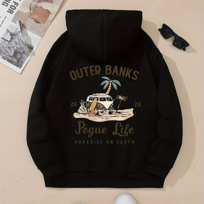 Pogue Life Graphic Hoodie for Women - Cozy Pocket Sweatshirt with Drawstring