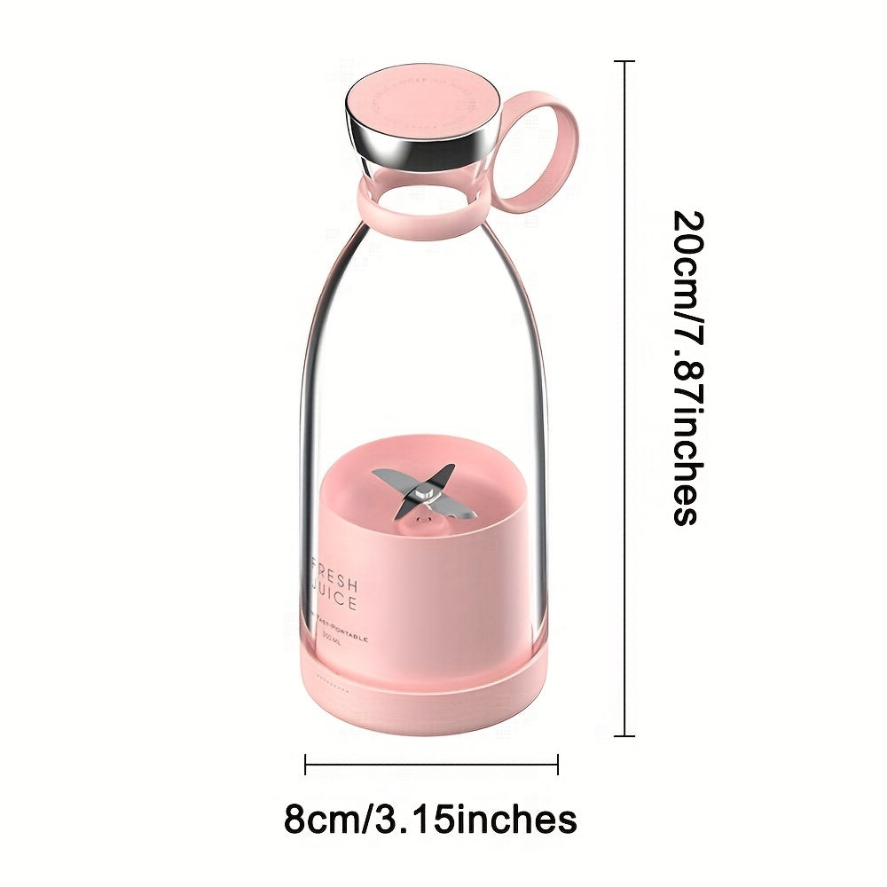 Professional Portable Electric Blender - 11.83oz Wireless Mini Juicer - StylePicksBySei