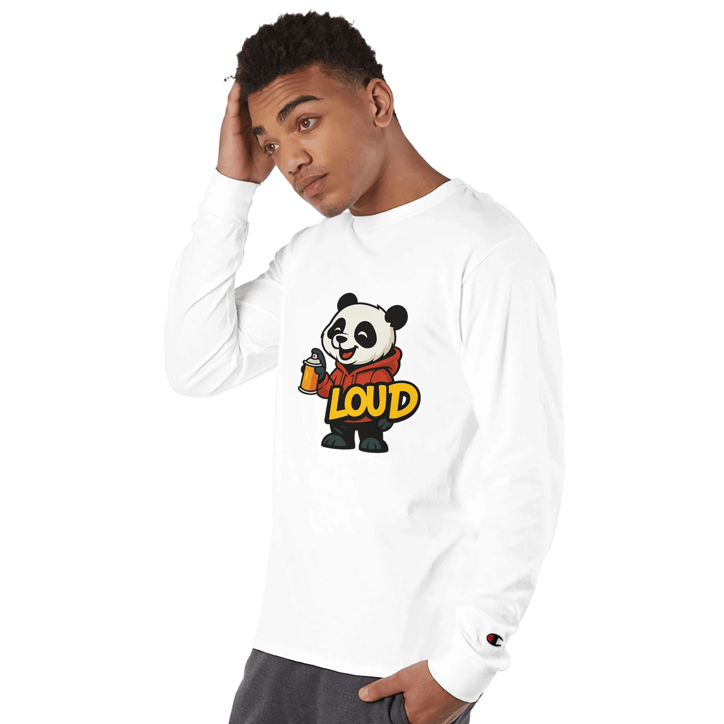 Men's Long Sleeve T-Shirt | That’s Hilarious by Champion CC8C - StylePicksBySei