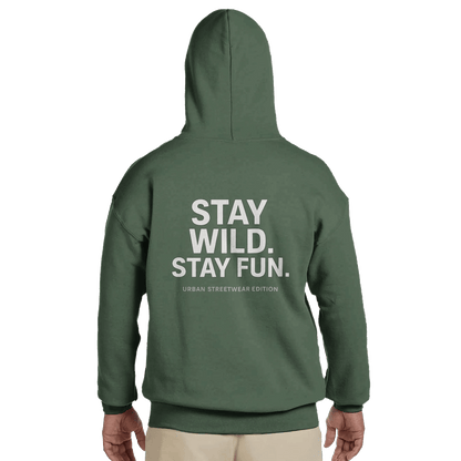 Panda Unisex Hoodie | Hilarious Wild Fun Design for Urban Streetwear - StylePicksBySei